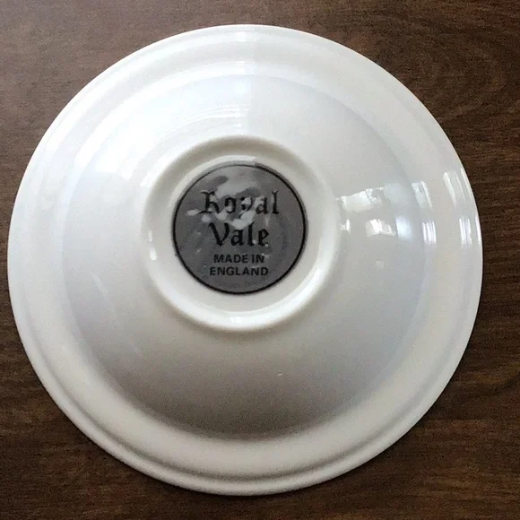 Royal Vale Small Round Dish Thistle Flower Made in England - Discontinued - Picture 2 of 4